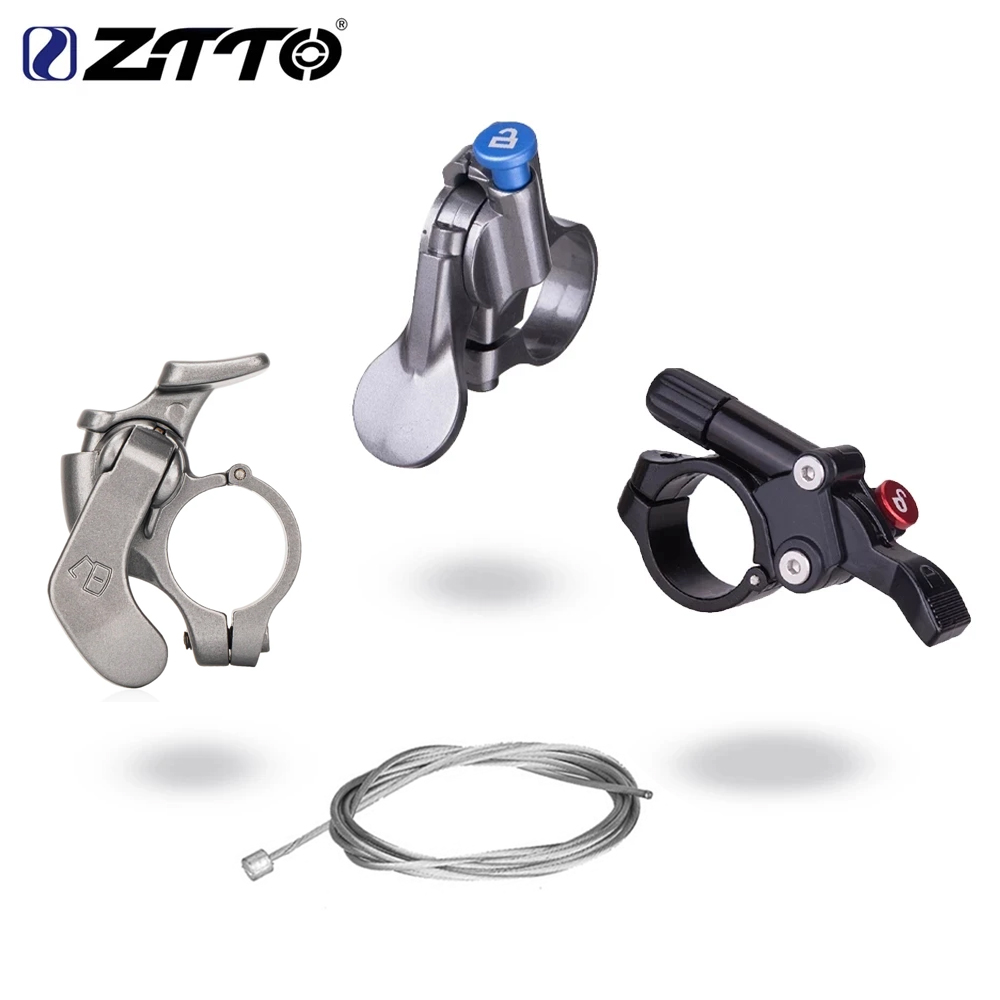 Xcm Mountain Biking - ZTTO MTBマウンテンバイクフォーク リモートロックアウトレバー ワイヤーコントロール 自転車リアショック Judy