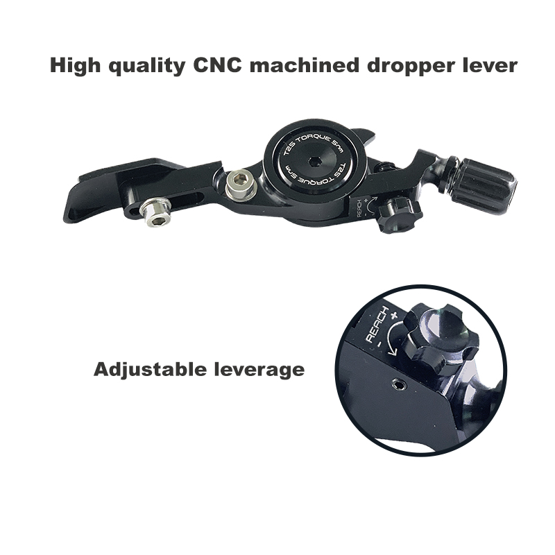 Mountain Biking Tube - マウンテンバイク用リフトシートチューブ、シートチューブラインコントローラー、デュアル微調整機能付き、CNCアルミニウム合金7075/T6製