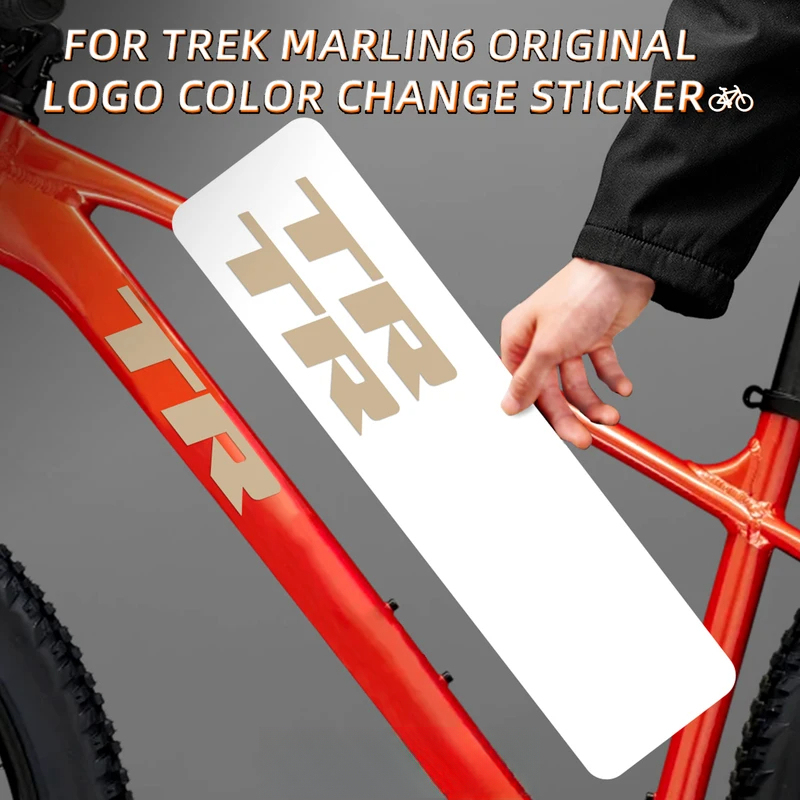 Mountain Biking Colorado - TREK Marlin 6 マウンテンバイクフレームステッカー、カラーチェンジダウンチューブロゴデカールセット、ビニールラップ用