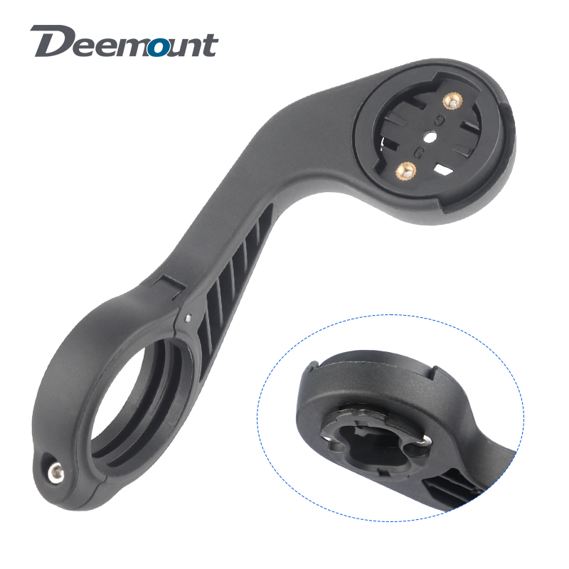 Mountain Biking Tube - Deemount 自転車コンピュータブラケットは自転車ラウンドチューブハンドルバーサイクリングスピードメーターホルダースタンド Garmin/Bryton/XOSS/IGPS に適合