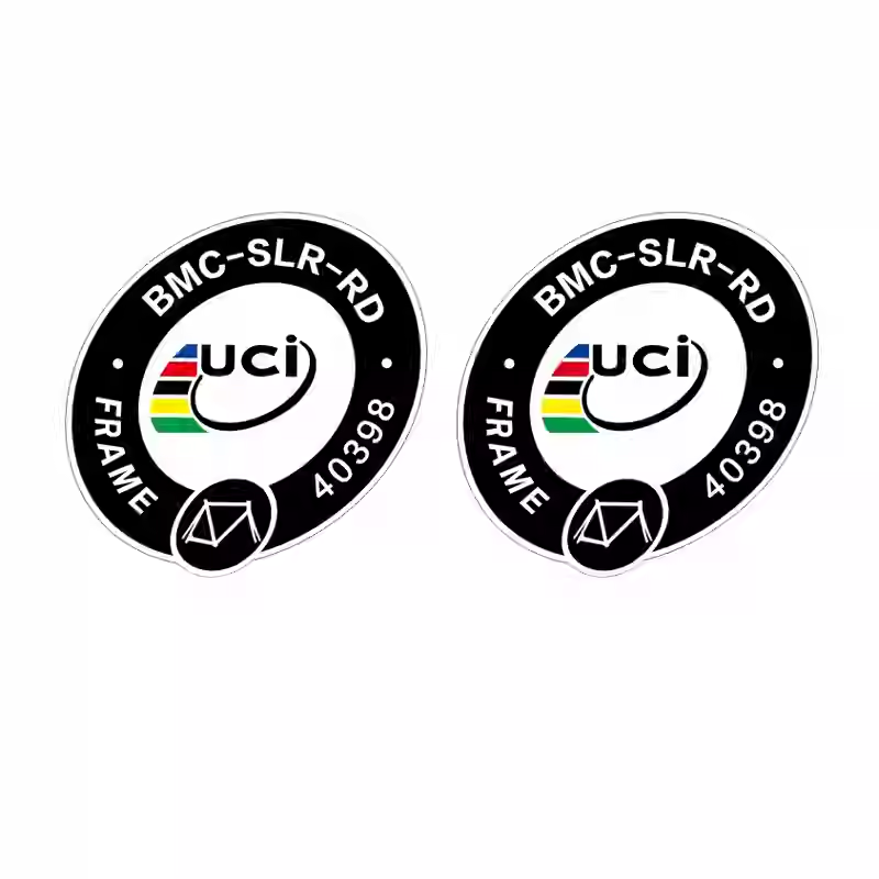 2x 自転車ステッカー UCi フレーム承認ユニオン認定バイ - Mountain Biking Colorado のレビューと価格