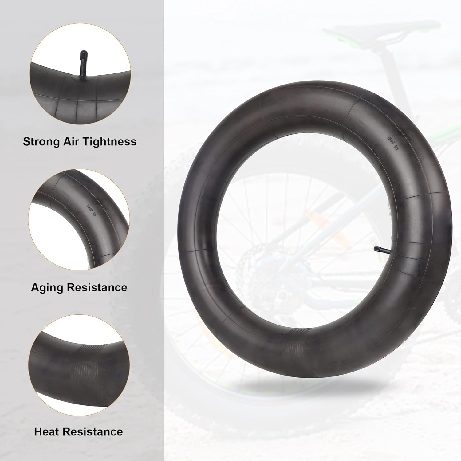 ZUKKA 1 ピース脂肪インナーチューブ 20x4.0/2 - Mountain Biking Tube のレビューと価格