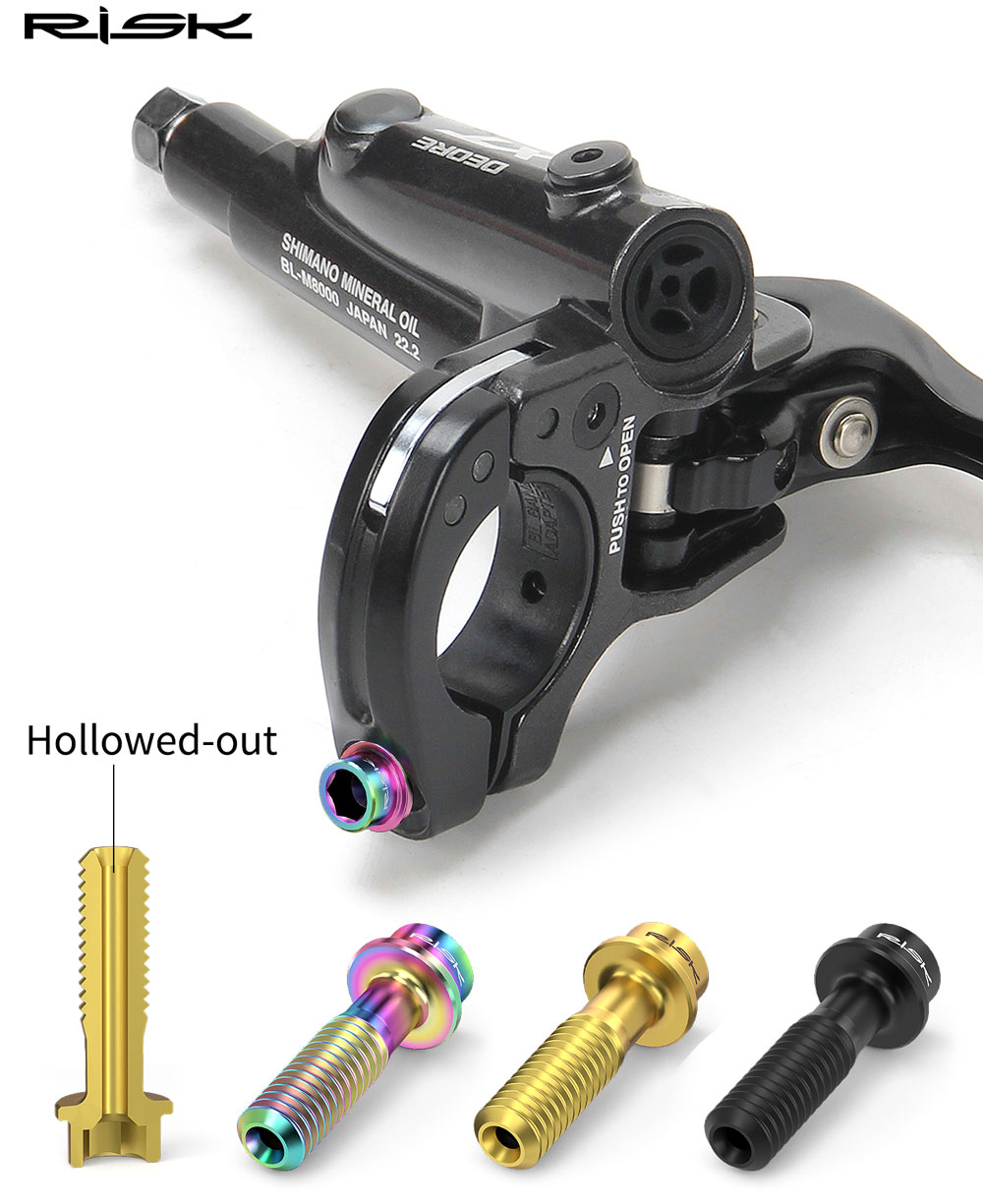 リスクM5x18mmシートネジマウンテンバイクチタン合金ブレ - Mountain Biking Tube のレビューと価格