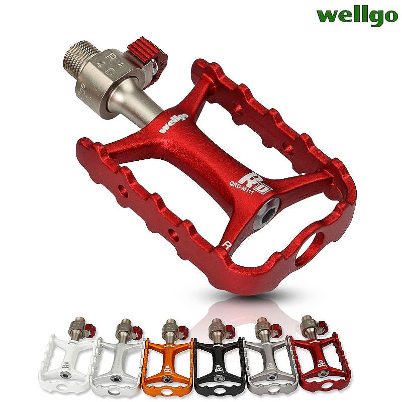 Wellgo-オリジナルのM111クイックリリースバイクペダ - Xcm Mountain Biking のレビューと価格