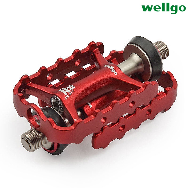 Wellgo-オリジナルのM111クイックリリースバイクペダ - Xcm Mountain Biking のレビューと価格